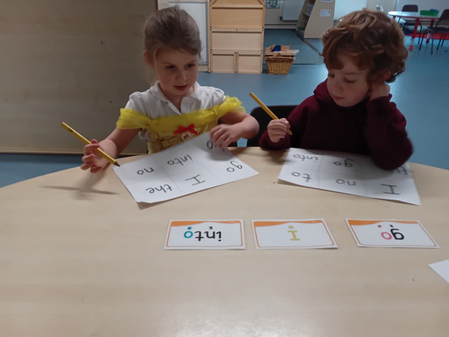 Working on on our phonics