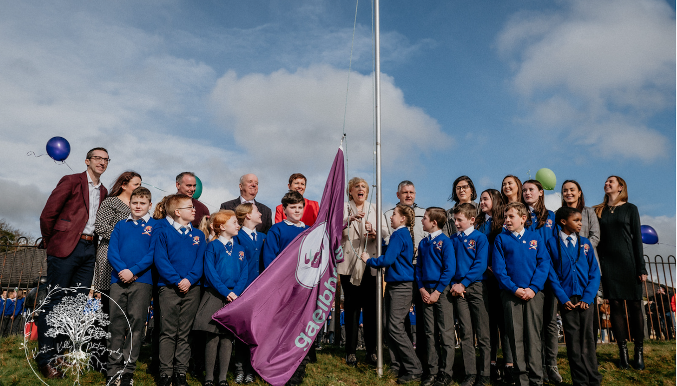 With former Minister Heather Humphries.