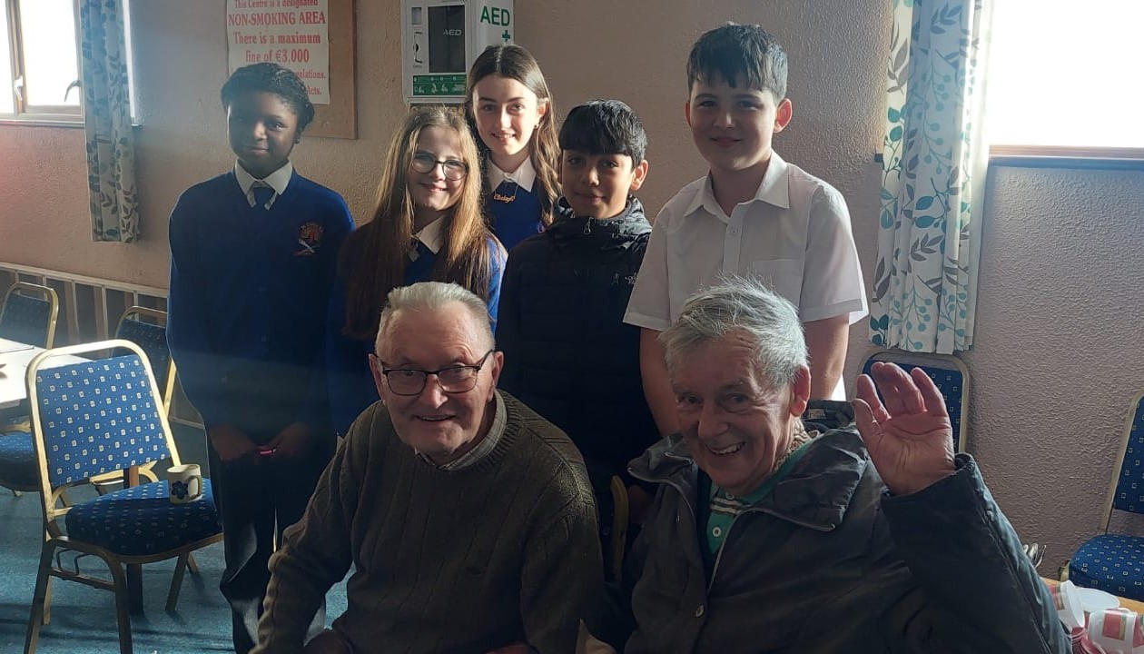 The History Club visited the local Friendship Club in Ballyjamesduff for a cup of tea and a chat. 