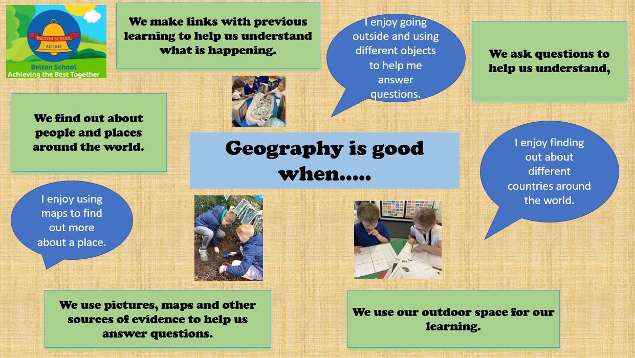 Geography is good when...