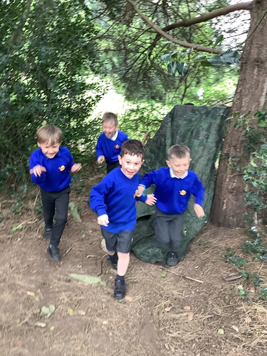 The Bear Hunt role play.