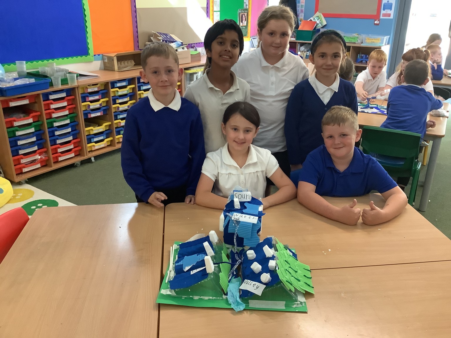 Year 4 river model, upper course