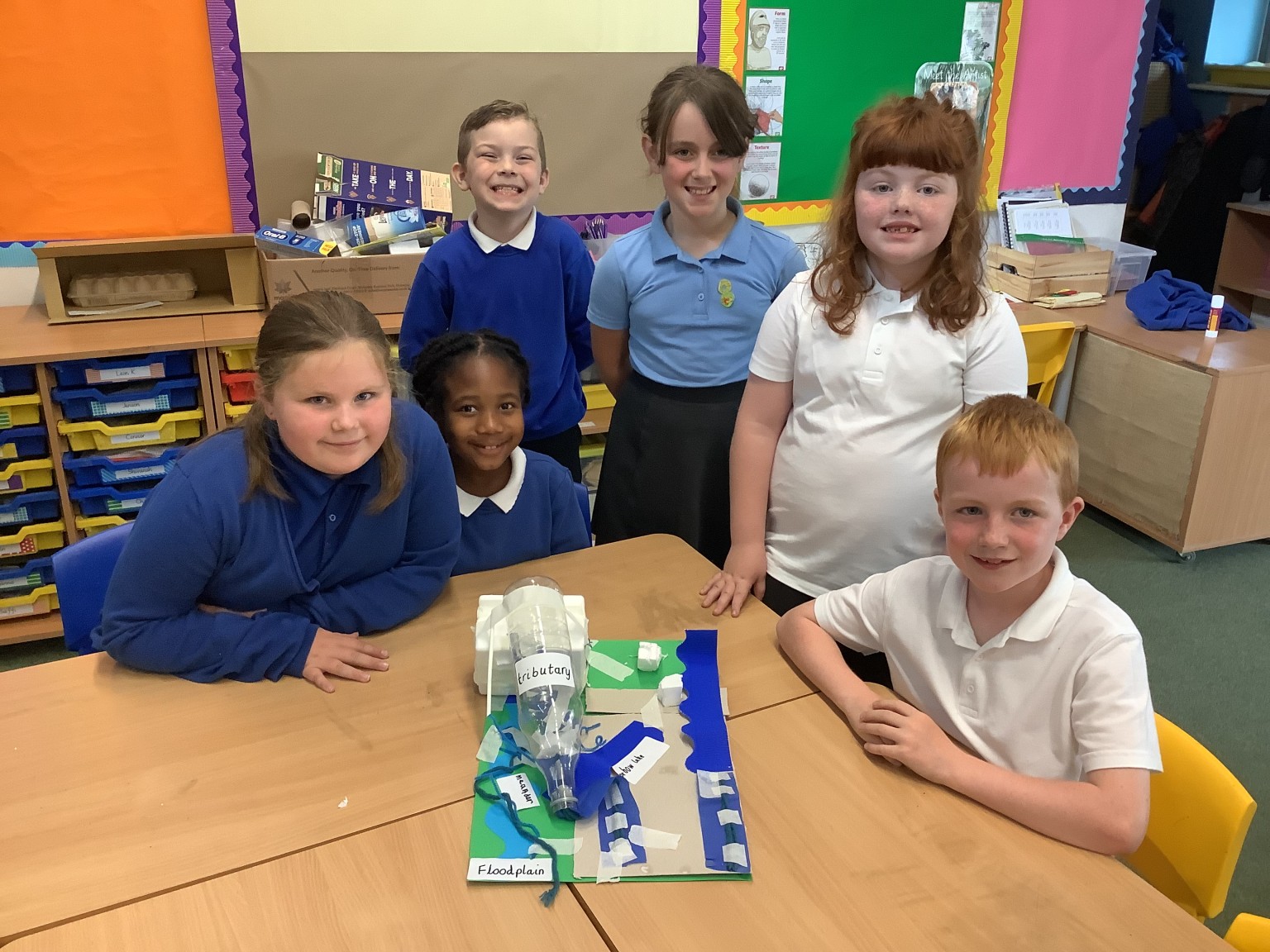 Year 4 river model, middle course