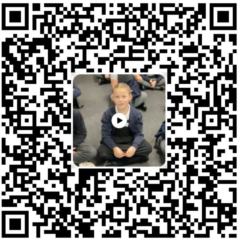 Scan the QR code to see some of our 'early language' French learners practising sentences at the end of an animals unit of work. 