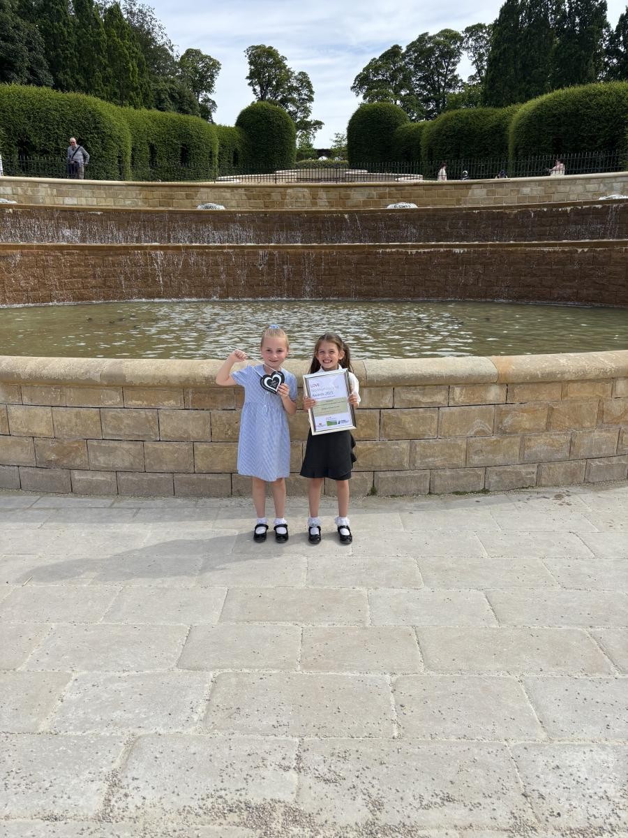 Love Northumberland Award Winners for our walking bus project! 