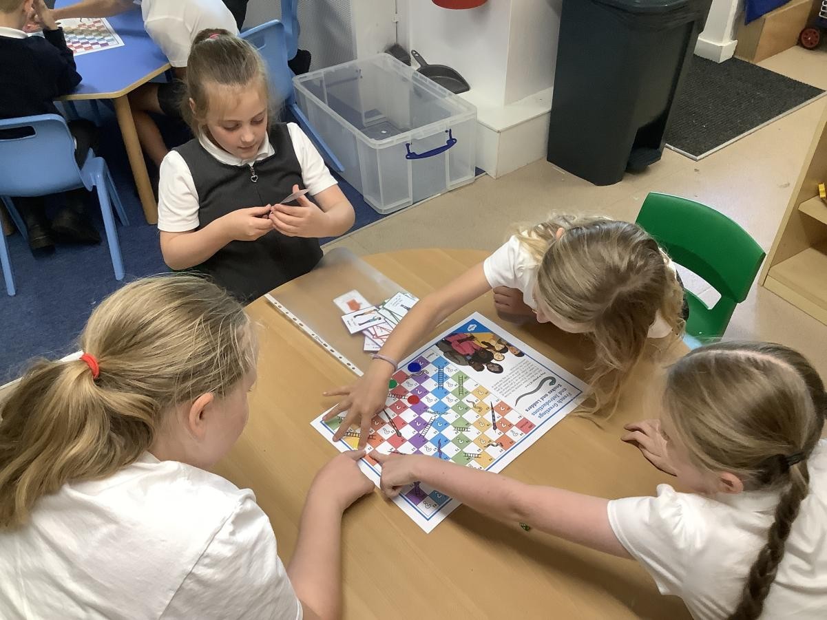 Snakes and ladders in French club.