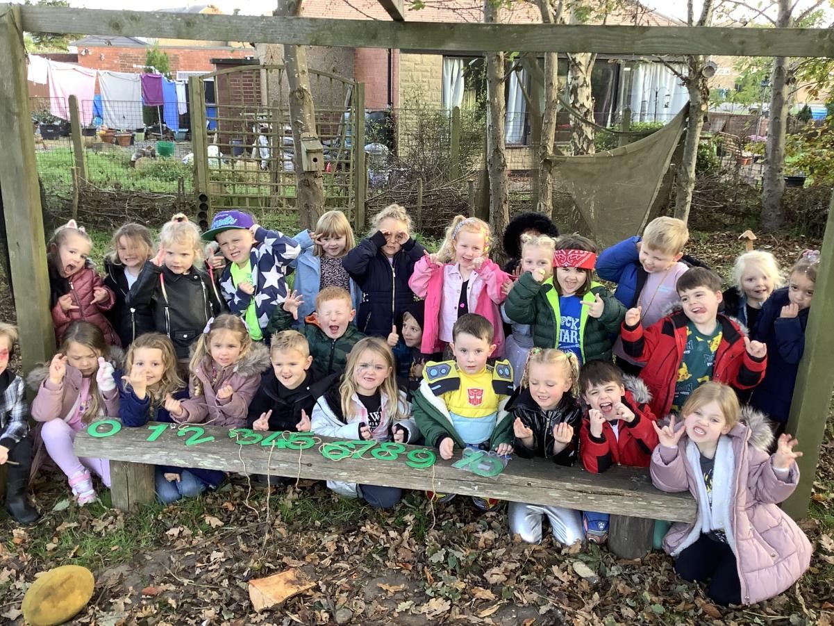 Reception Team on Number Day