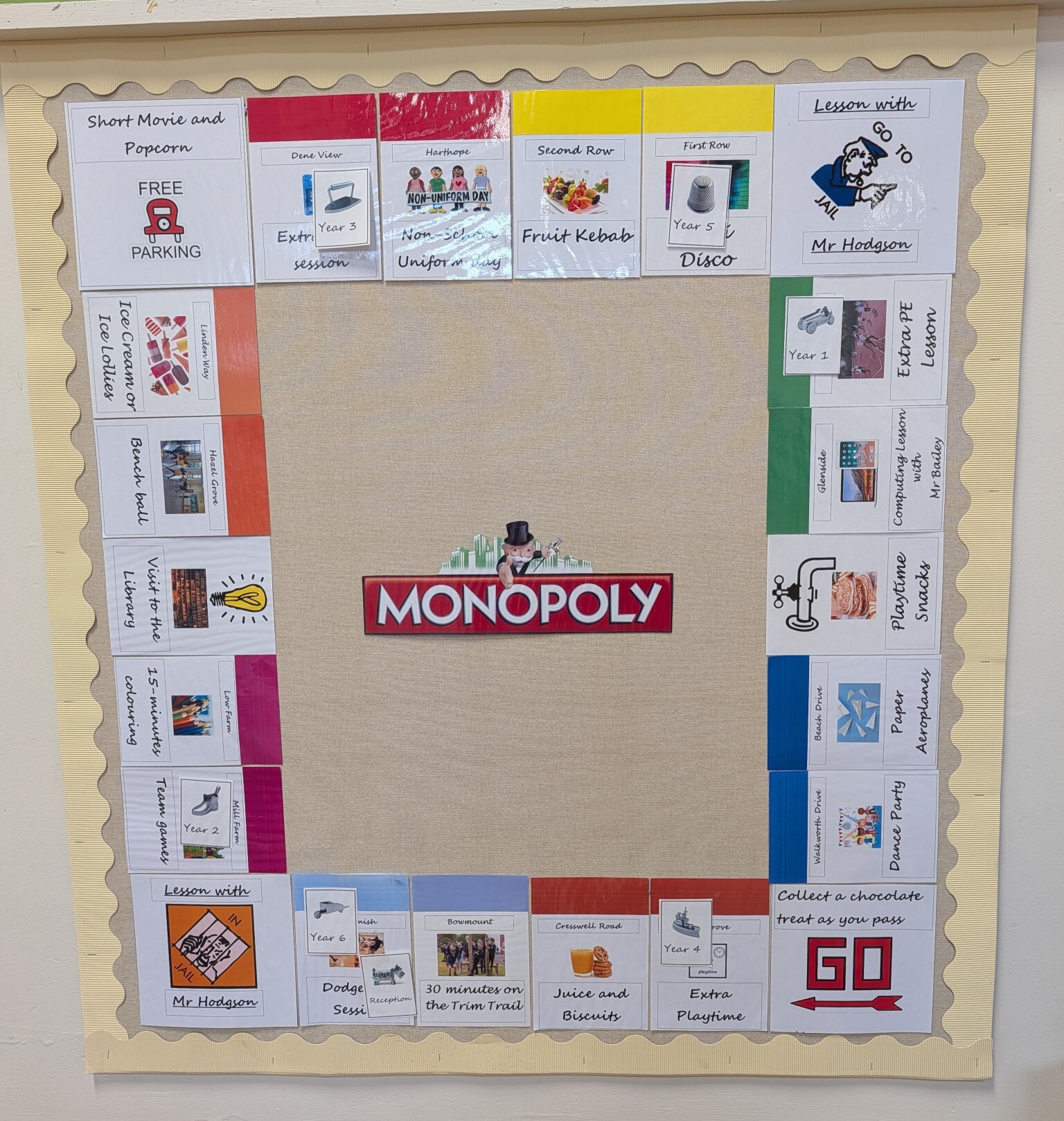 Attendance Monopoly