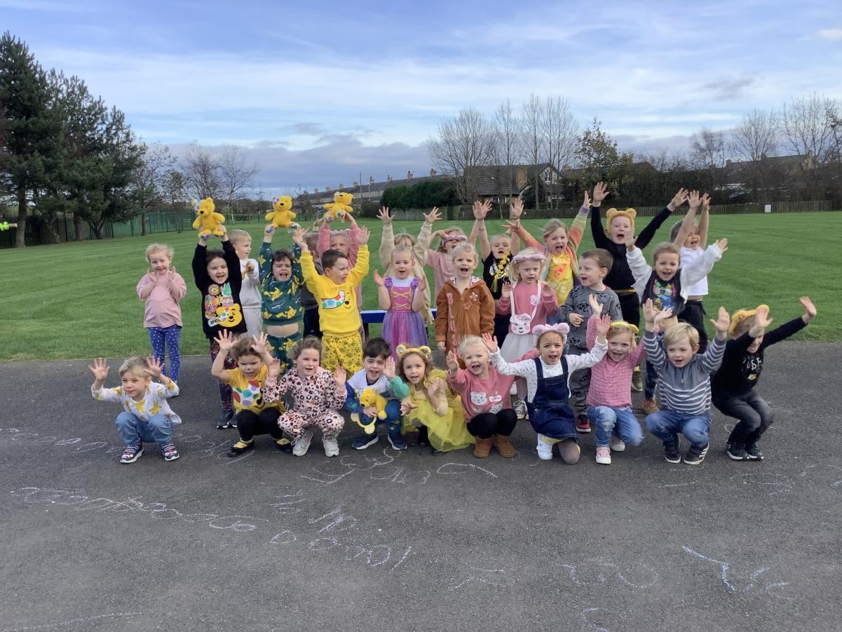 Reception Team on Children in Need Day