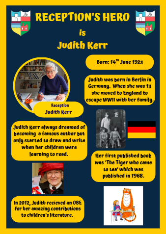 Reception's Class Hero: Judith Kerr