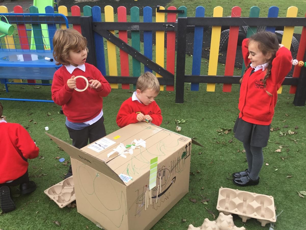 Creative play out of boxes!