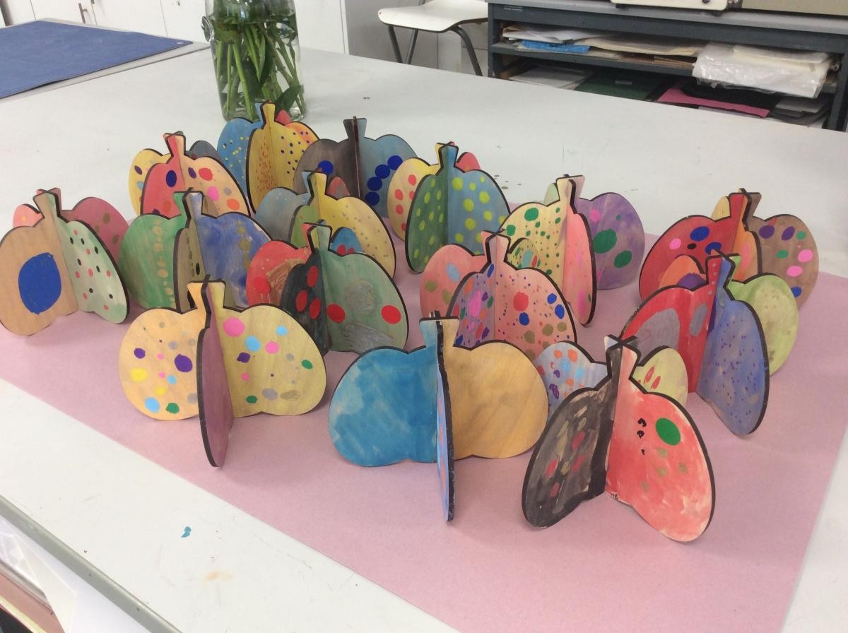 Art workshop in Year 1