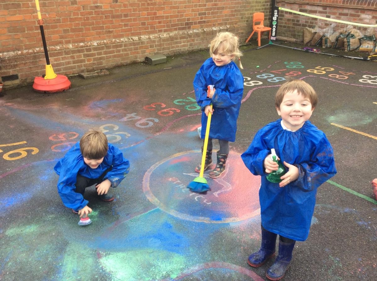 Fun with powder paint!