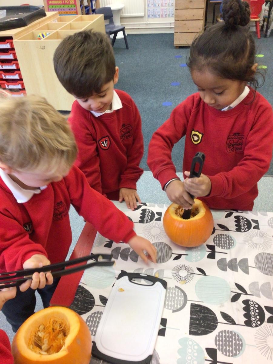 Pumpkin fine motor fun