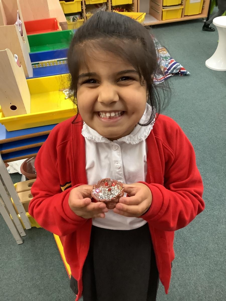 Making Diya Lamps for Diwali