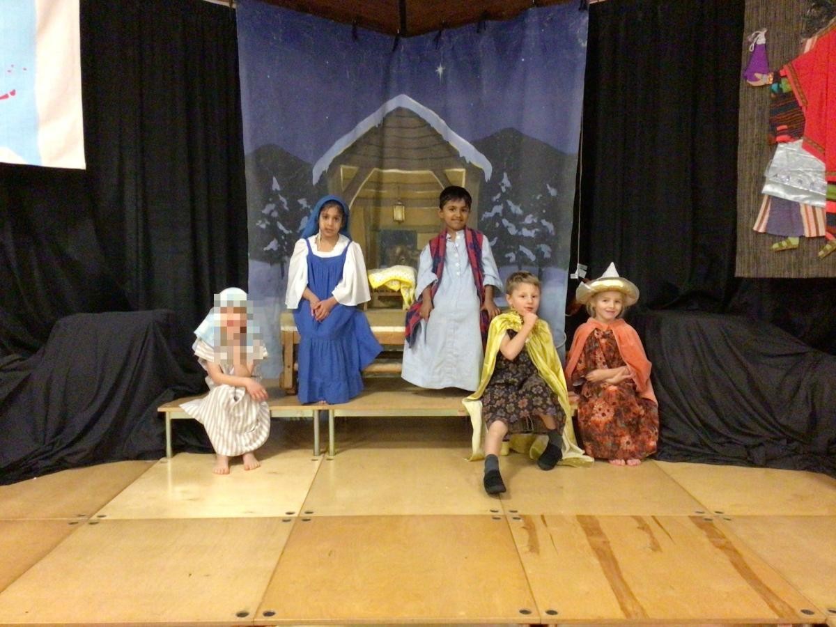 Mary, Joseph, the Kings and the shepherd