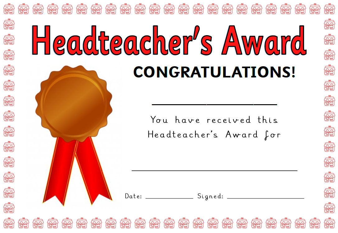 Headteacher's Award