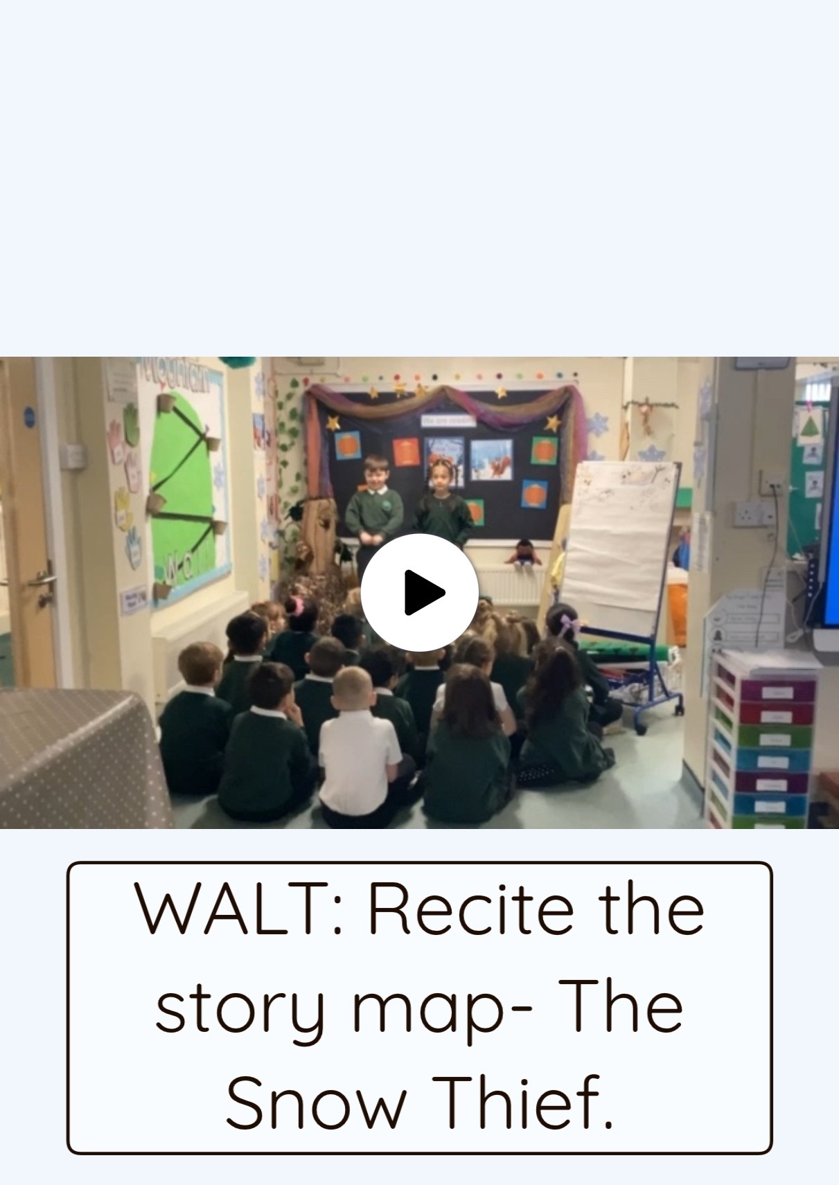 Developing our oracy skills and story telling