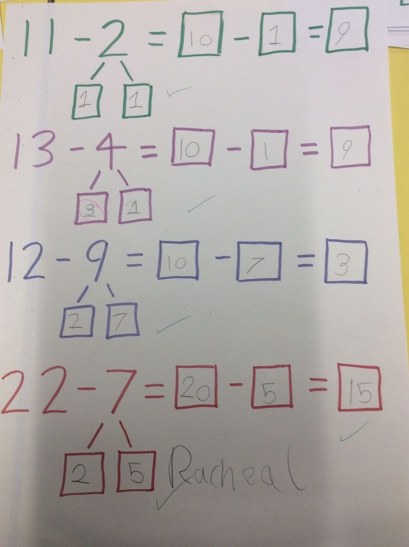 Using our partitioning to successfully complete calculations