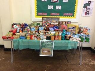 The donations we received from our families
