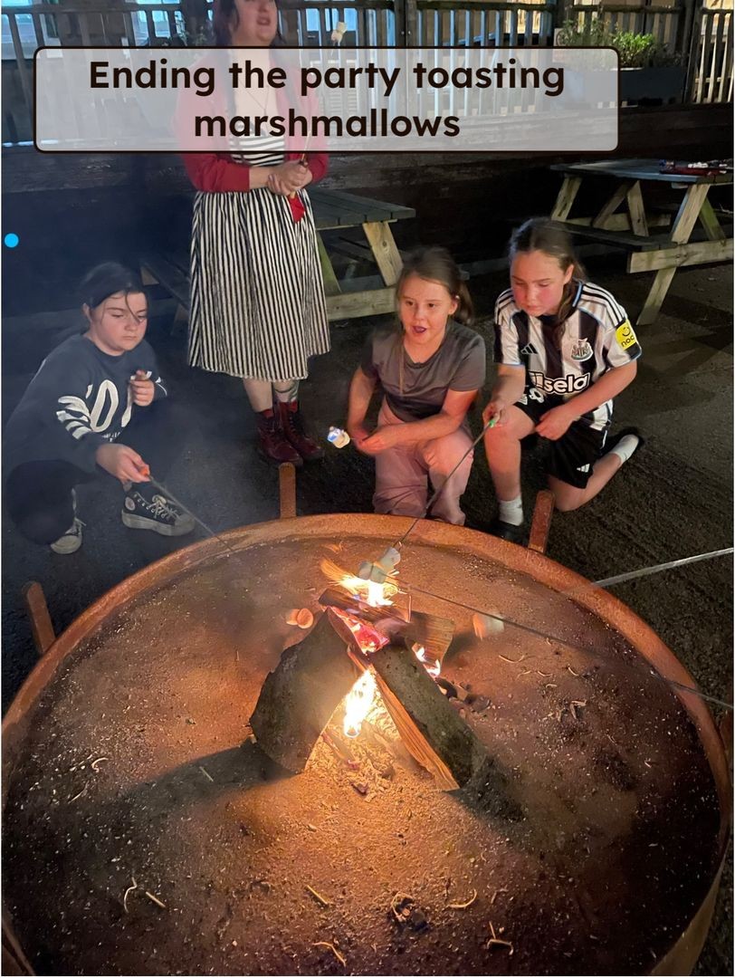 Toasting marshmallows