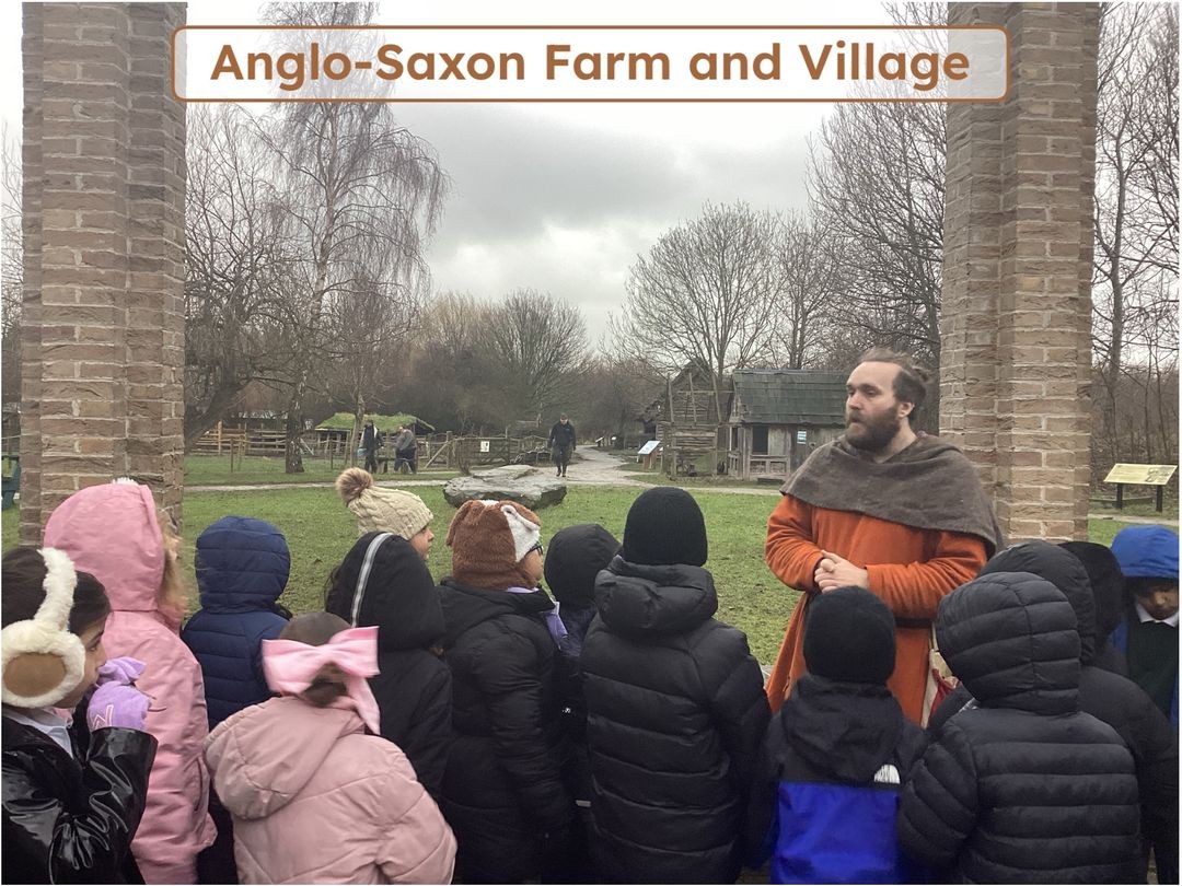 We were learning about how the Anglo Saxons lived