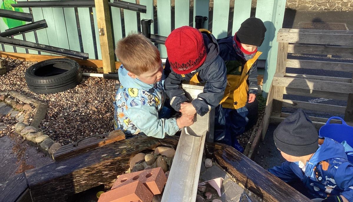 Children outdoors 