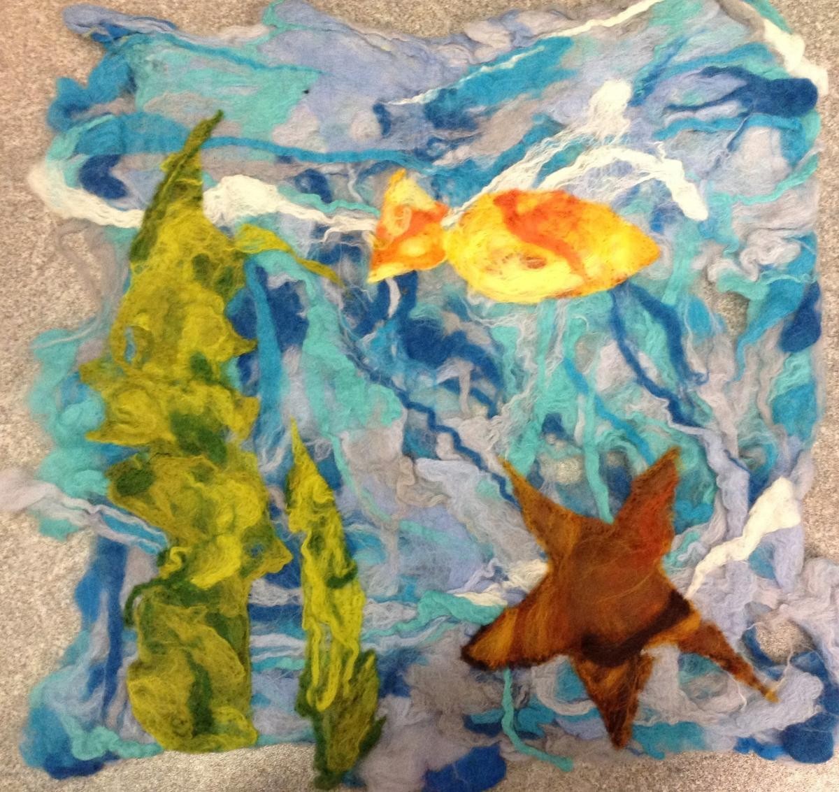 Wet Felting in Craft Club