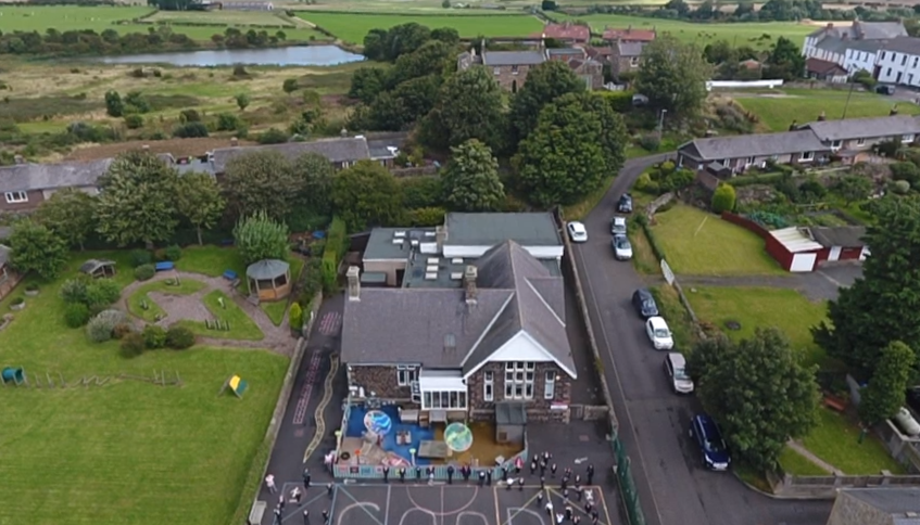 Ariel view School 