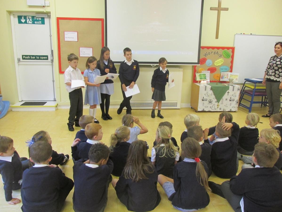 School Council leading Worship