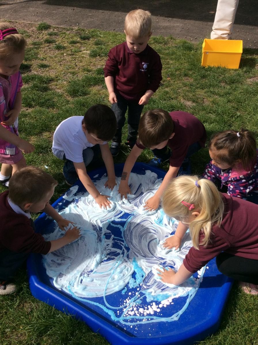 Foam play fun!