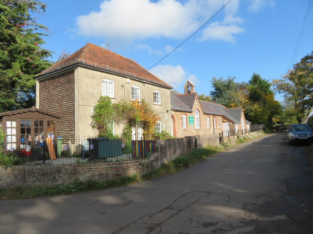 School building on a sunny day