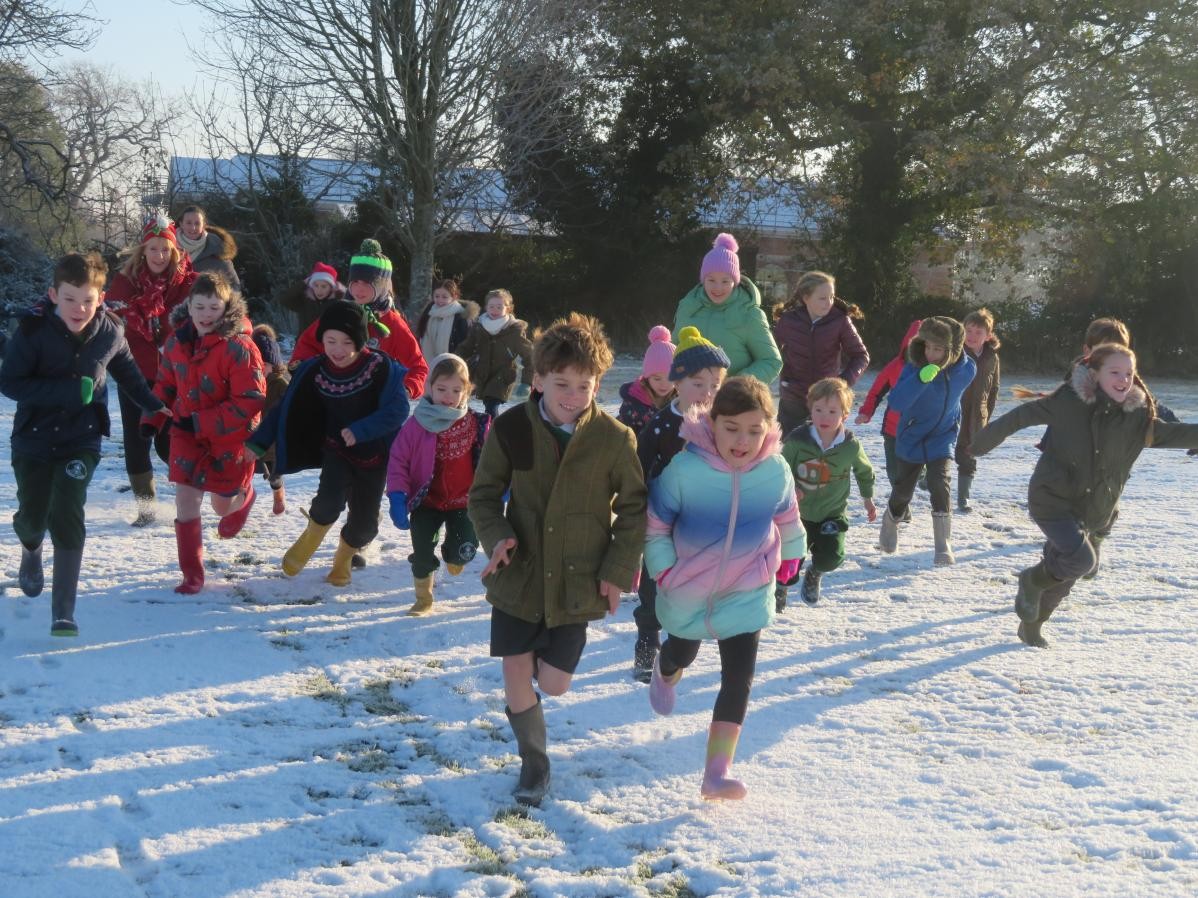 Fun at the annual Santa Dash