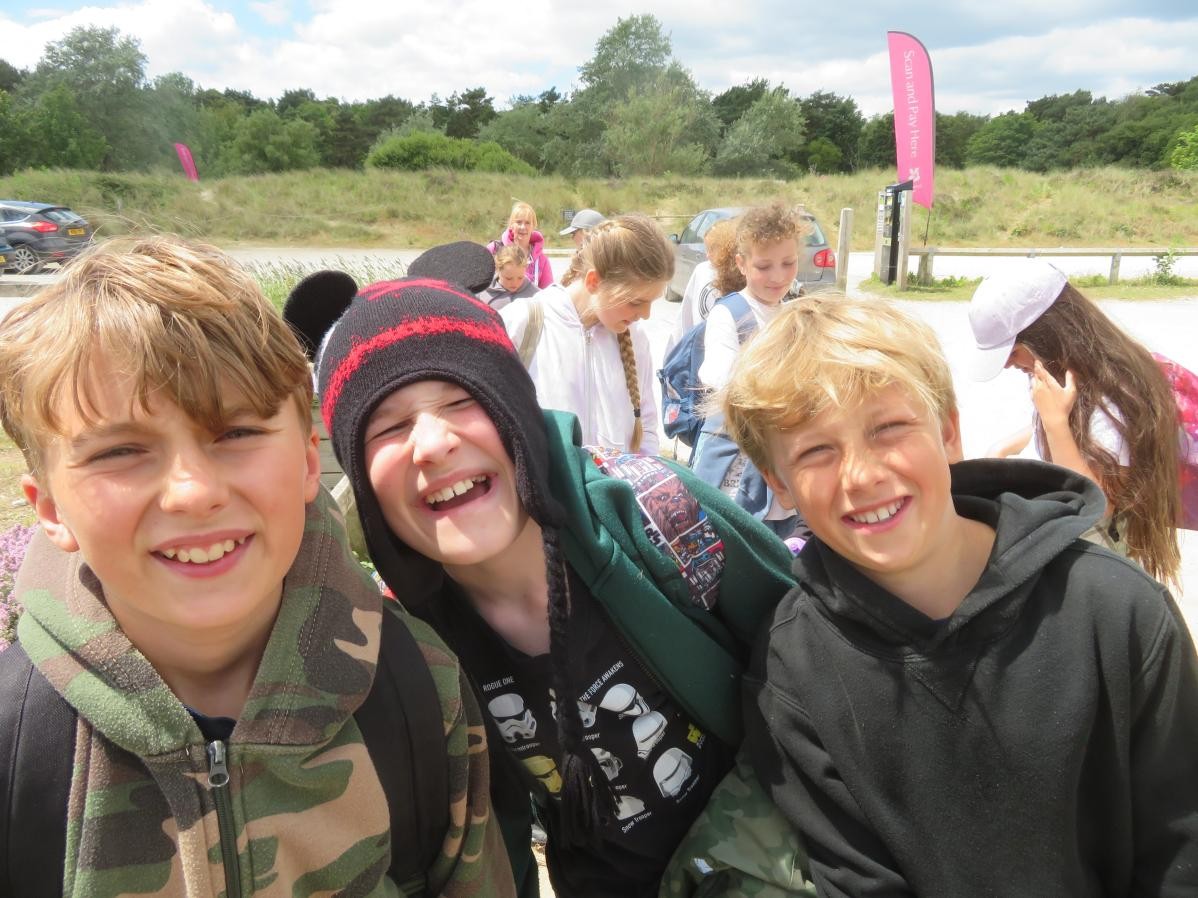 Smiling group of friends