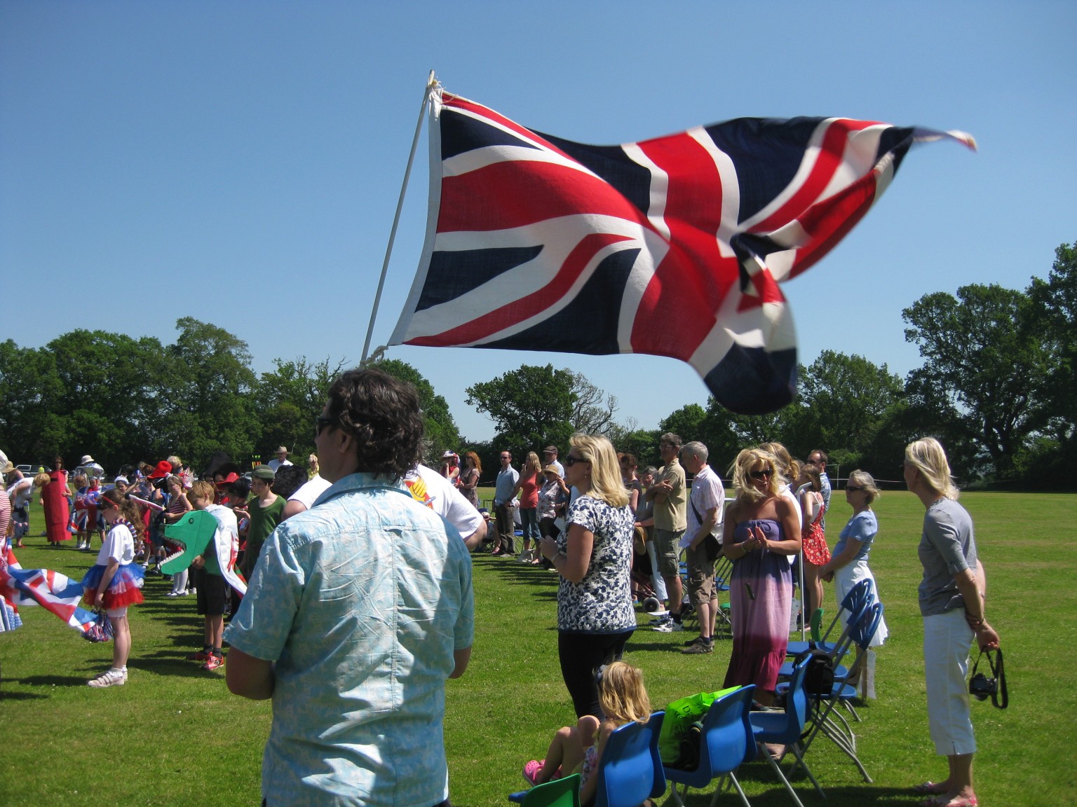 Waving the Union Flag