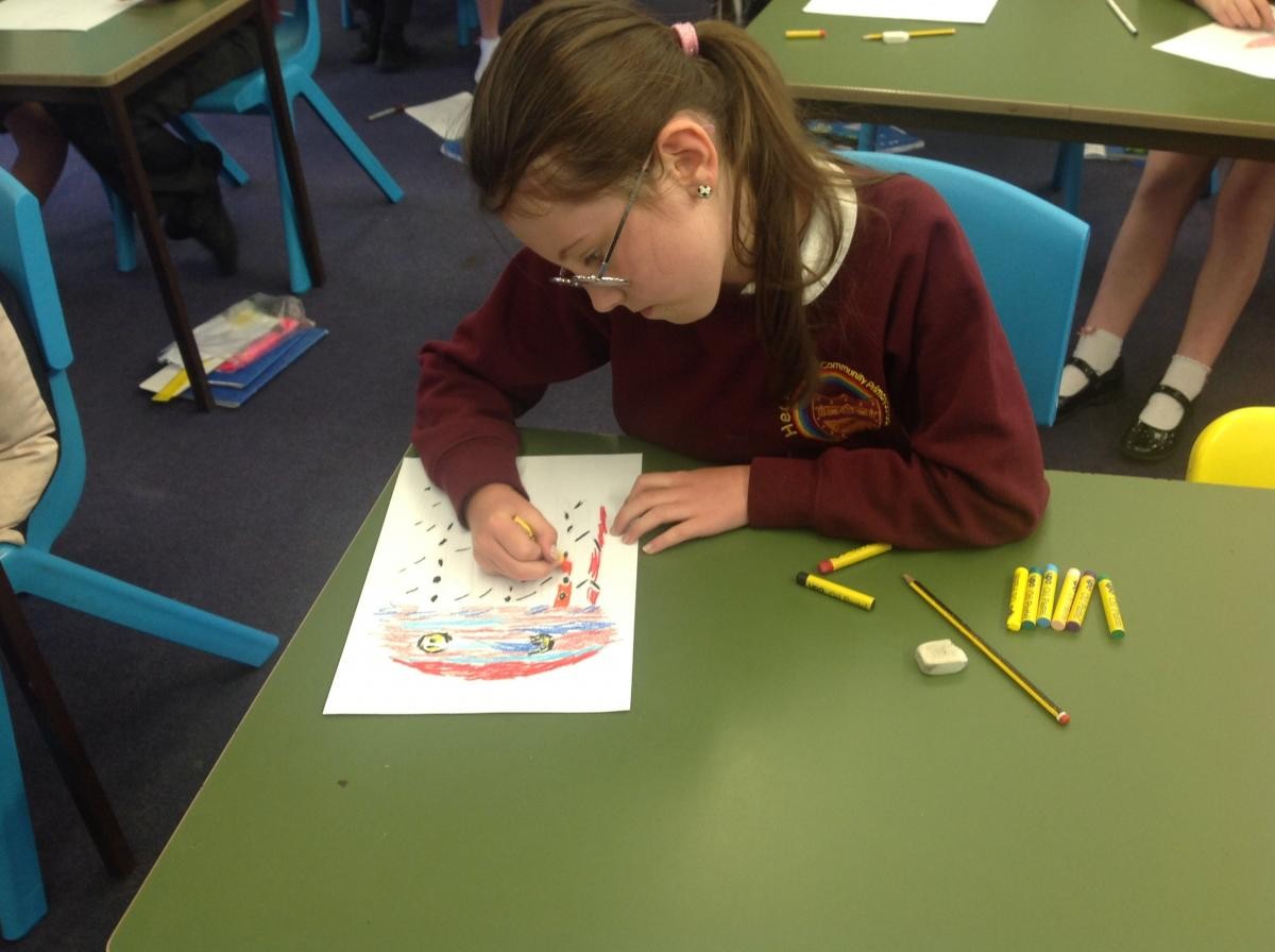 Rivers art workshop with Falmouth Art Gallery