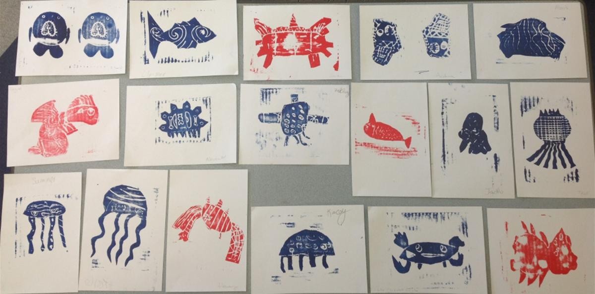 Rivers art workshop with Falmouth Art Gallery