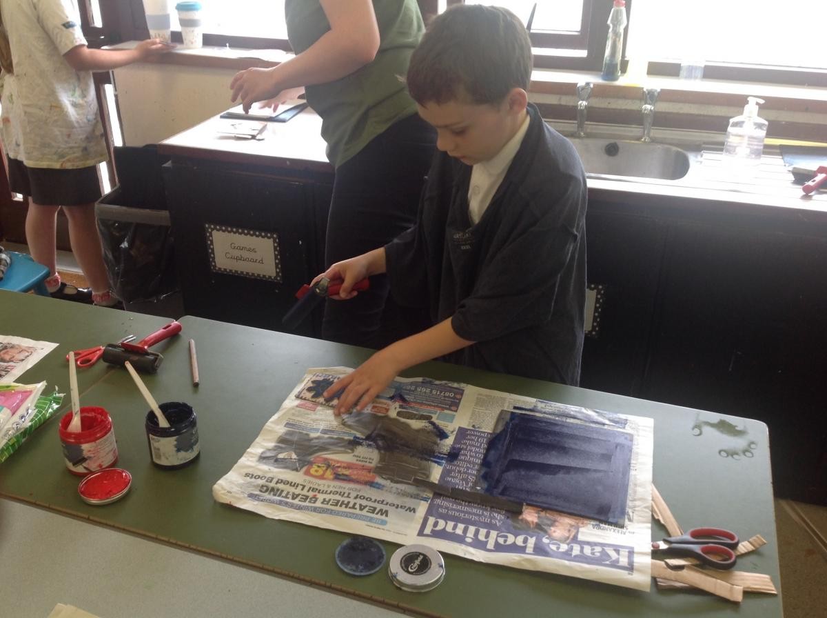 Rivers art workshop with Falmouth Art Gallery