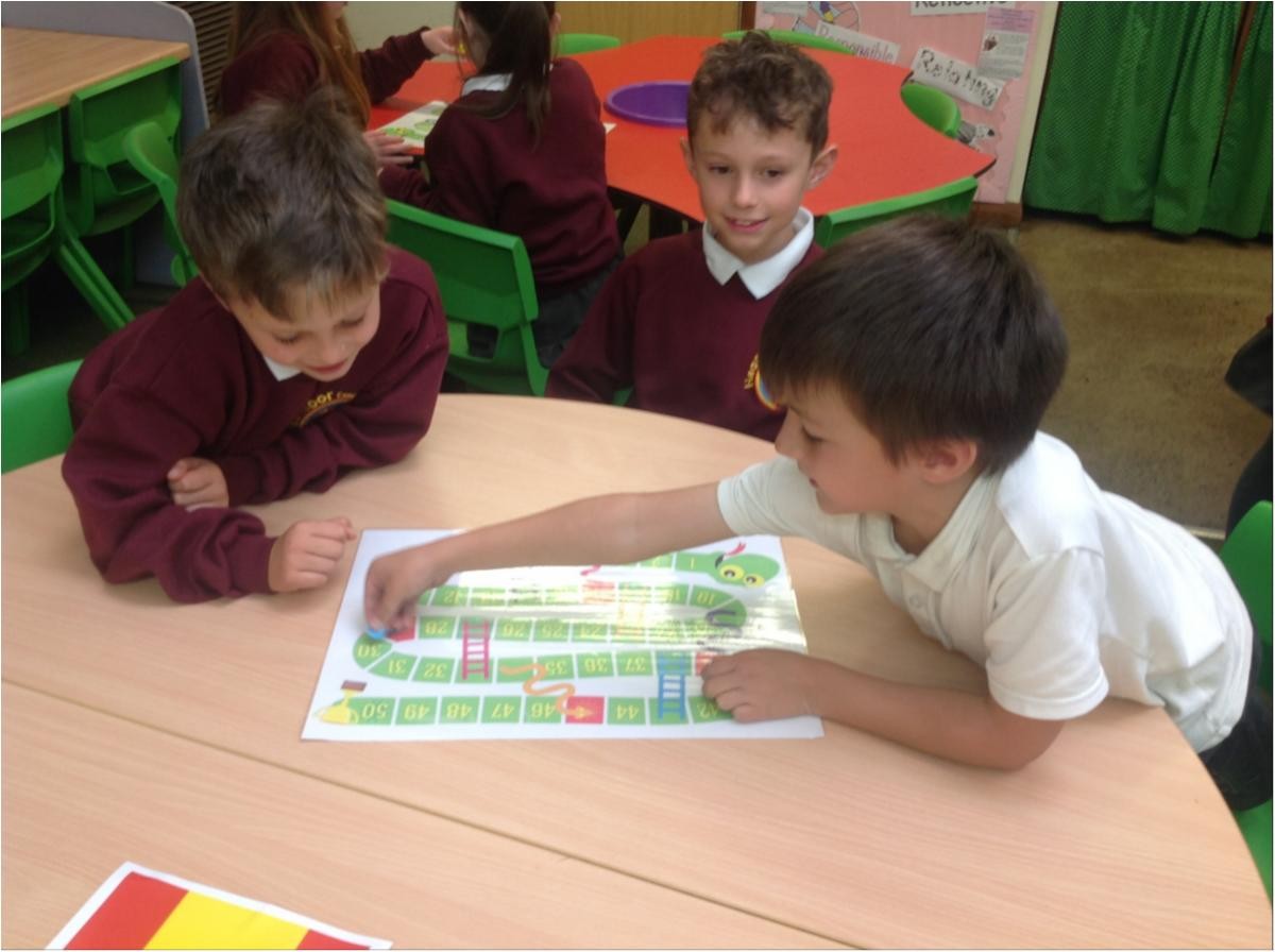 Snakes & Ladders - practising Spanish numbers