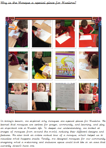 Finding out why mosques are important places for Muslims