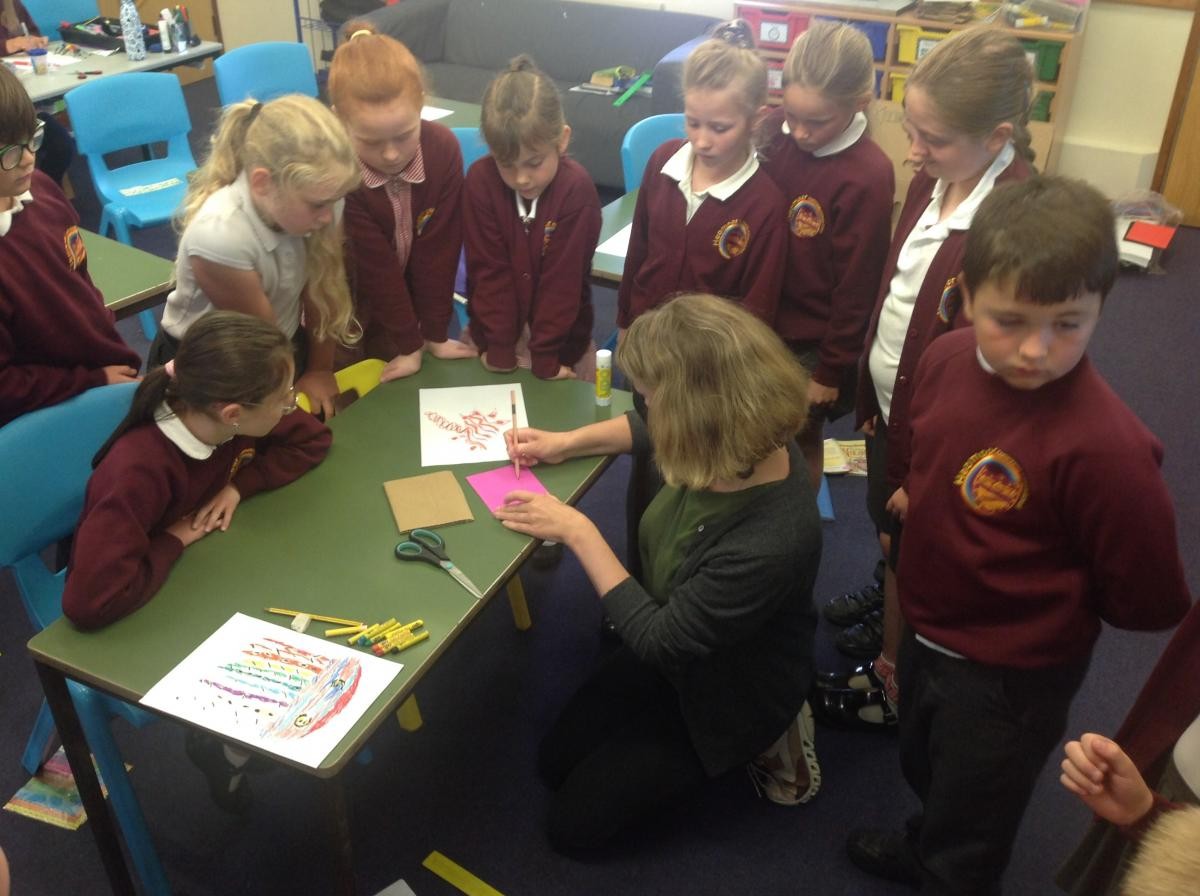 Rivers art workshop with Falmouth Art Gallery