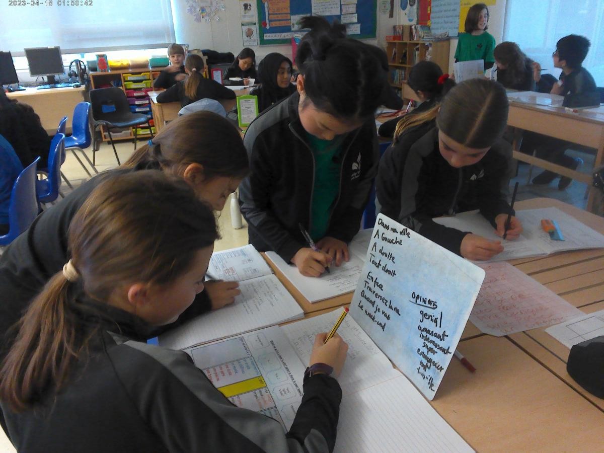 Completing a group research task