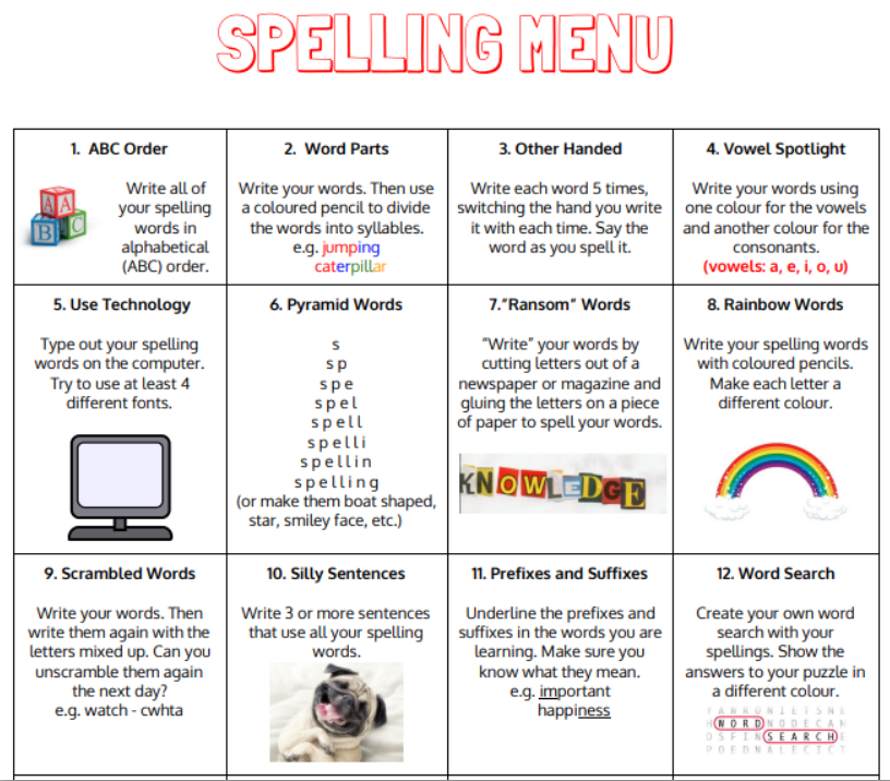 Y5 Spelling