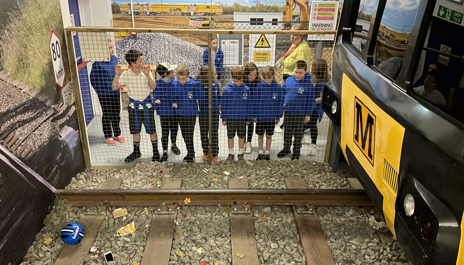 children at the metro