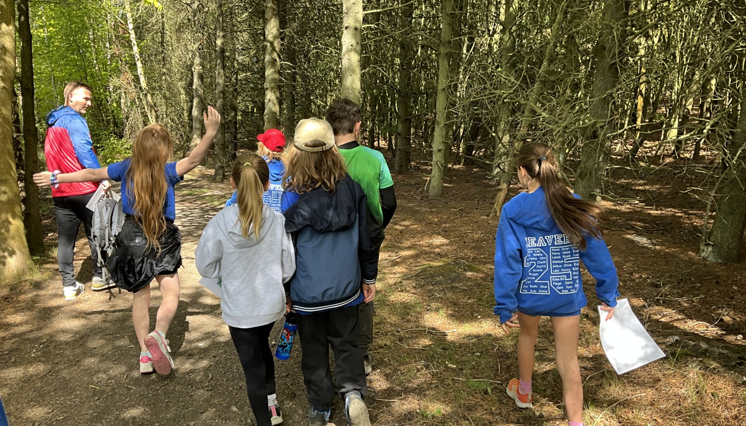 Children in the woods