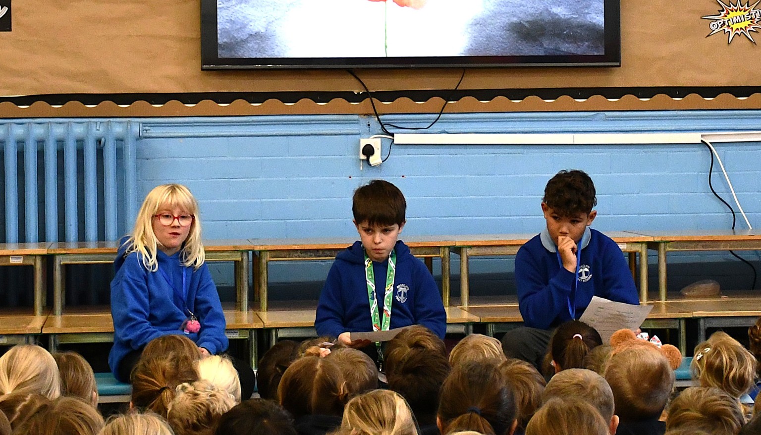 children in assembly