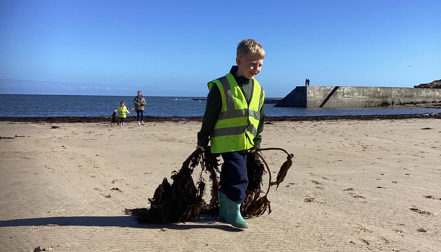 Child on the beach