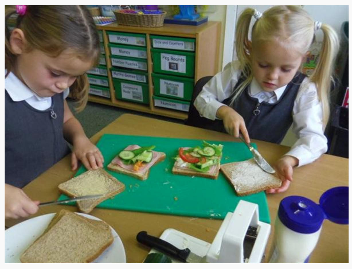 Making sandwiches