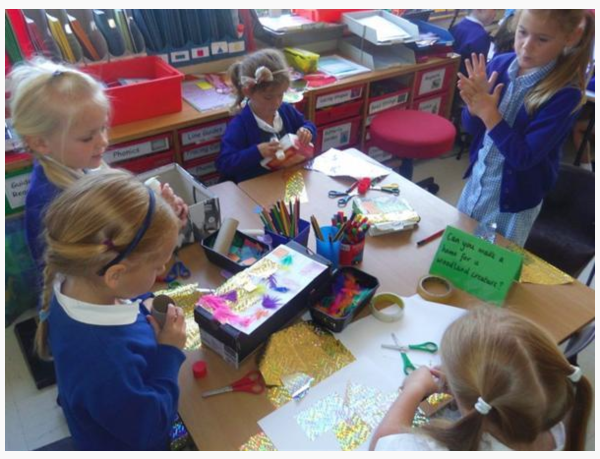 Making habitats for woodland creatures