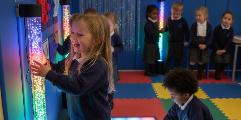 Exciting New Sensory Equipment Arrives at Geometry Primary Academy!